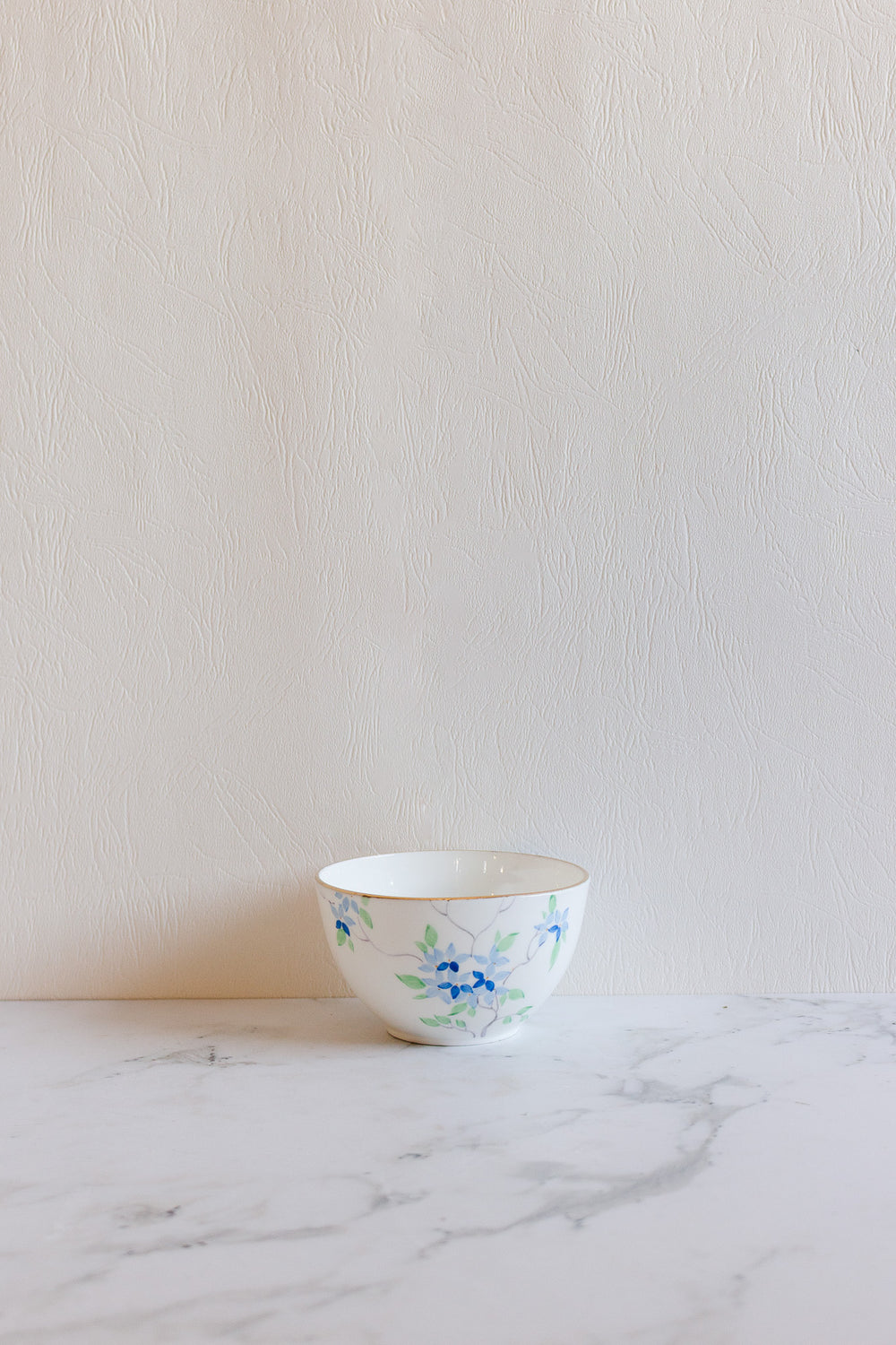 antique english bone china hand painted bowl