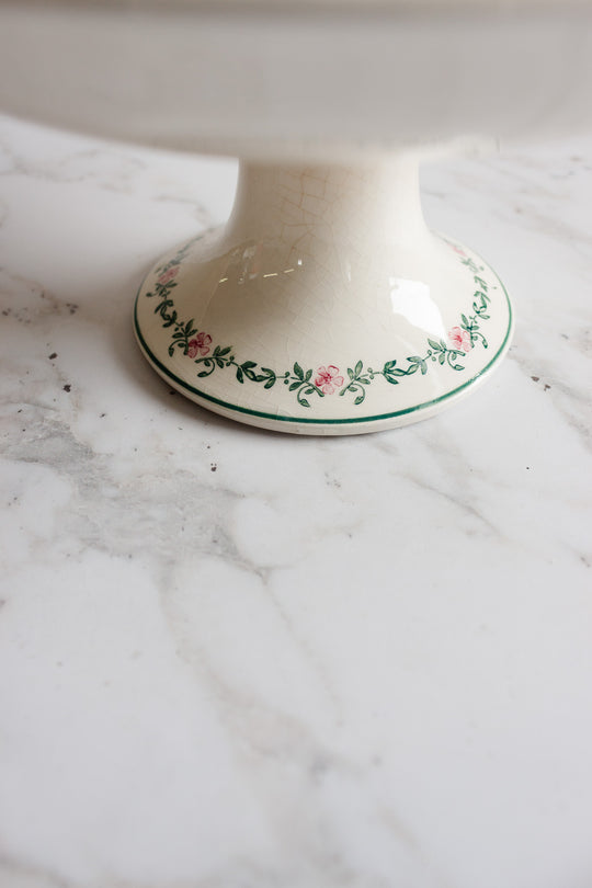 antique french longwy "compotier"