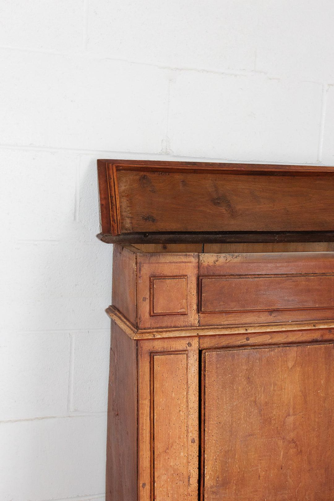 antique Italian solid wood "prie dieu"