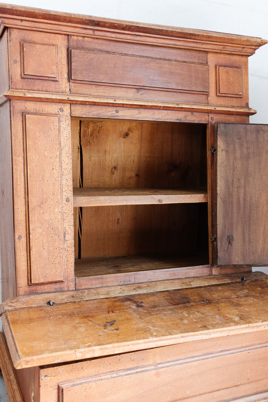 antique Italian solid wood "prie dieu"