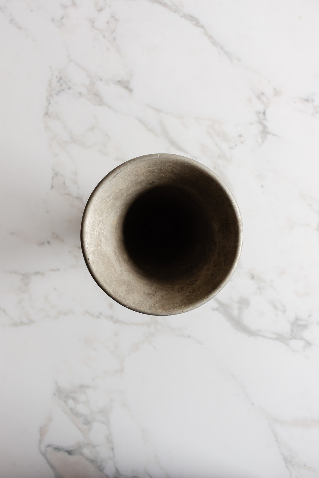 turn of the century weighted base zinc florist vase