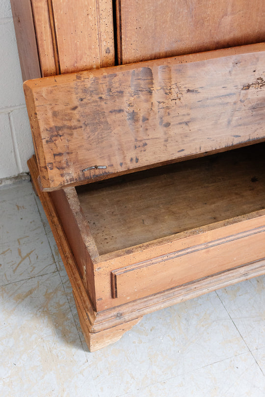 antique Italian solid wood "prie dieu"