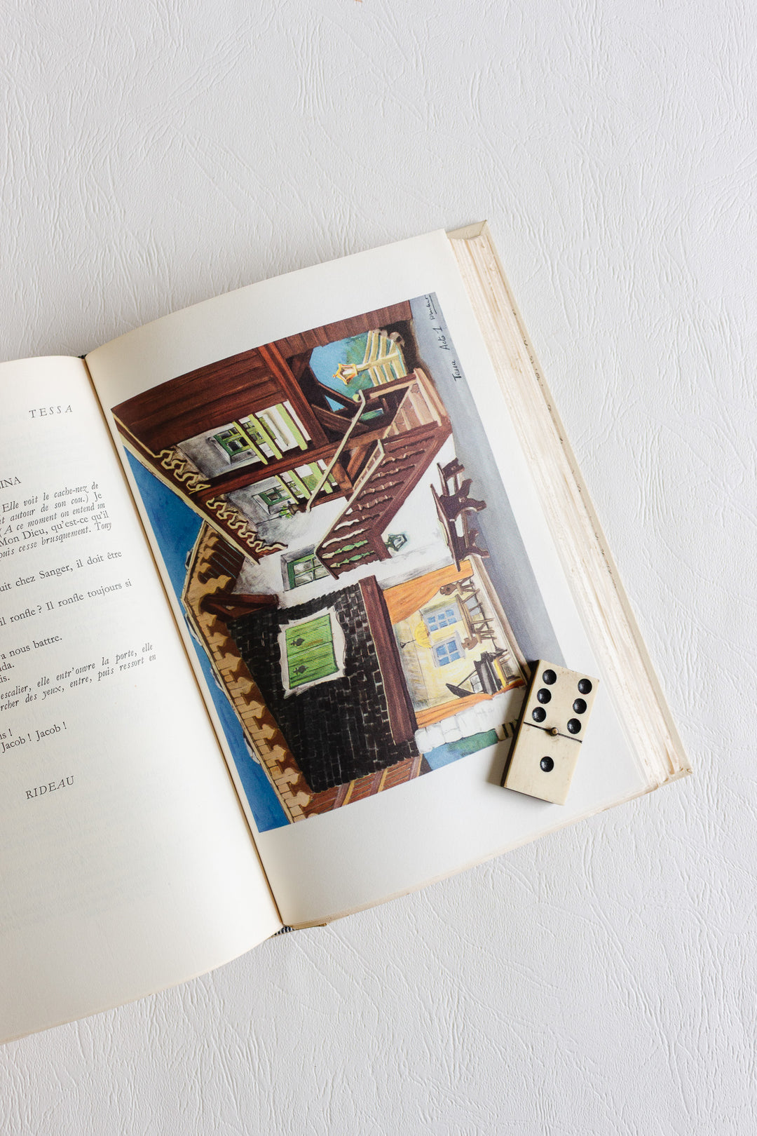 midcentury french hardcover books "théâtre tome i et ii" by Jean Giraudoux
