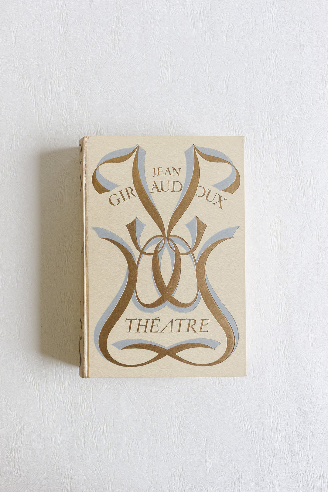 midcentury french hardcover books "théâtre tome i et ii" by Jean Giraudoux