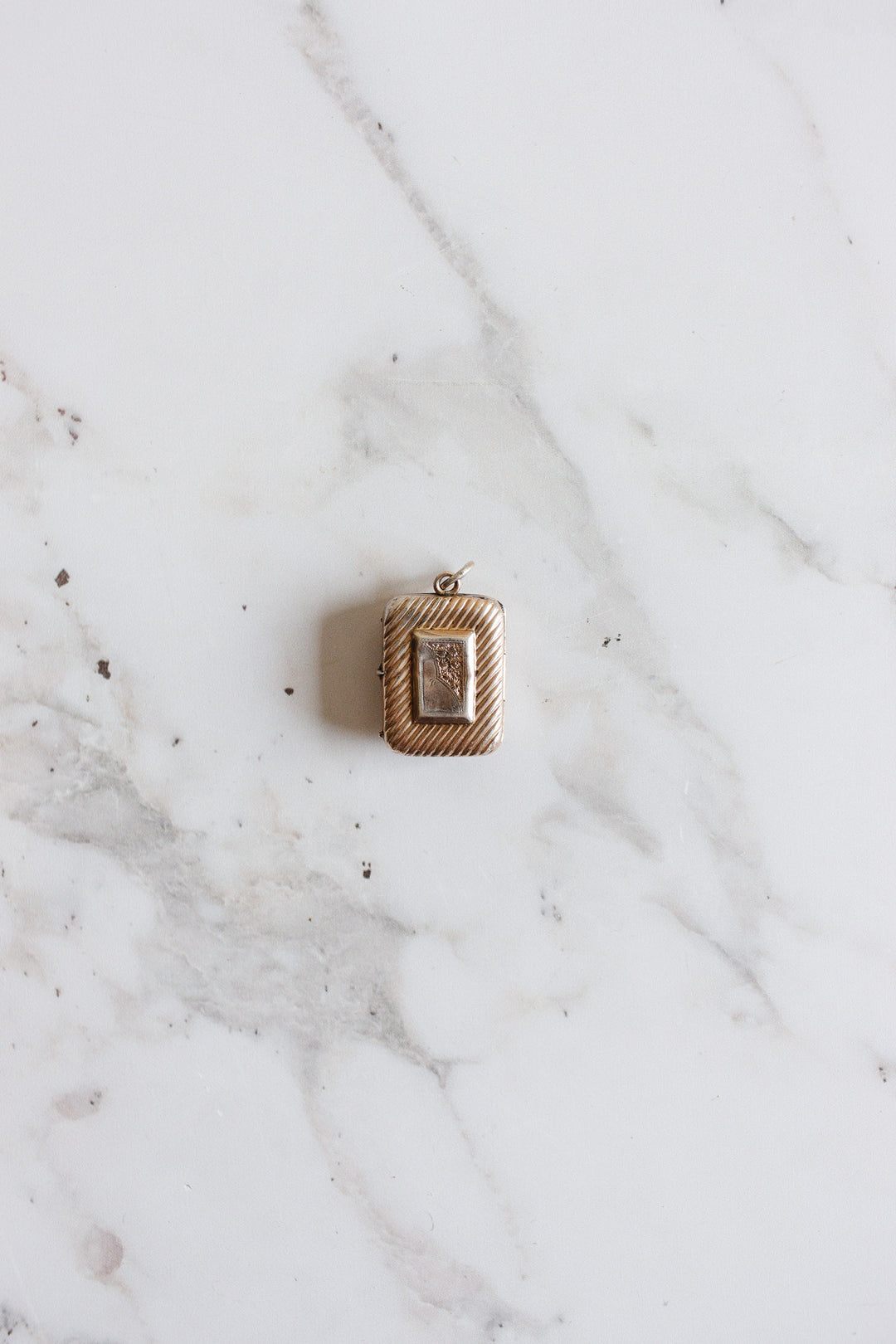 rare 1870s german silver and carved obsidian intaglio locket