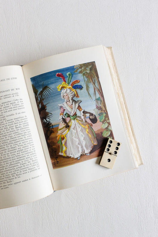 midcentury french hardcover books "théâtre tome i et ii" by Jean Giraudoux