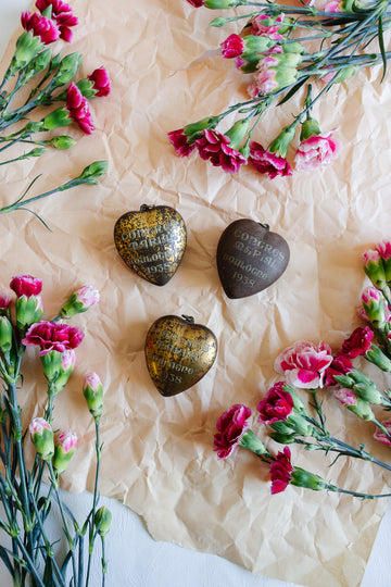 rare antique french religious token "coeur de marie, boulogne 1938"