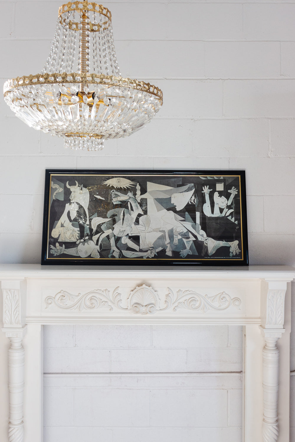 vintage framed poster: “Guernica”, Picasso