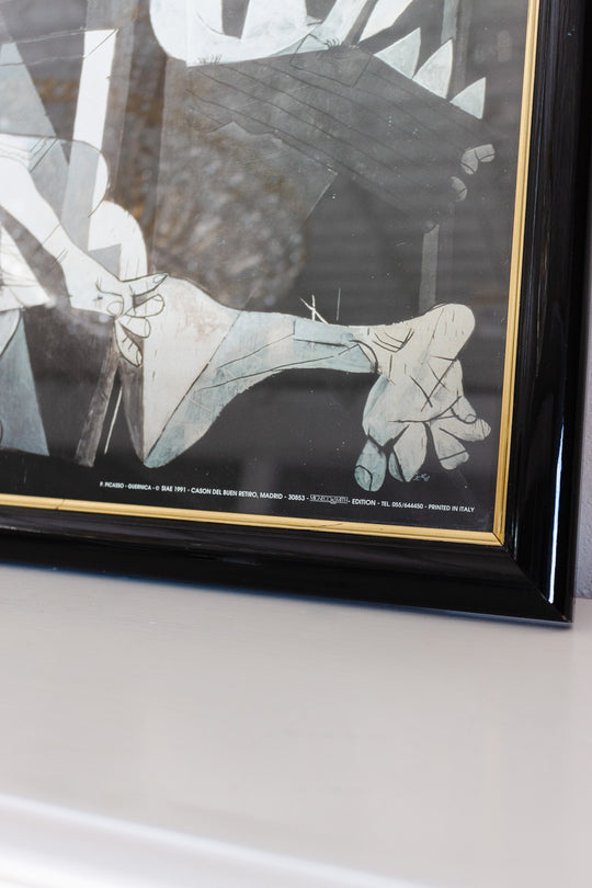 vintage framed poster: “Guernica”, Picasso