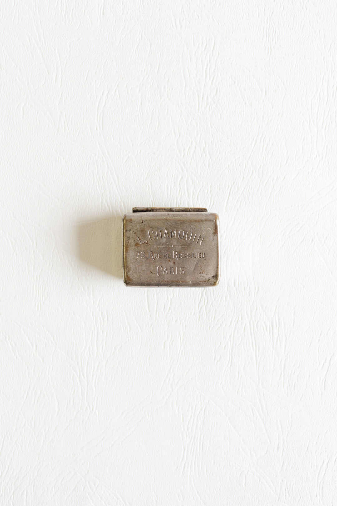 antique french L. Chamouin Paris pill box