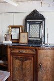 antique french art deco marble top sideboard