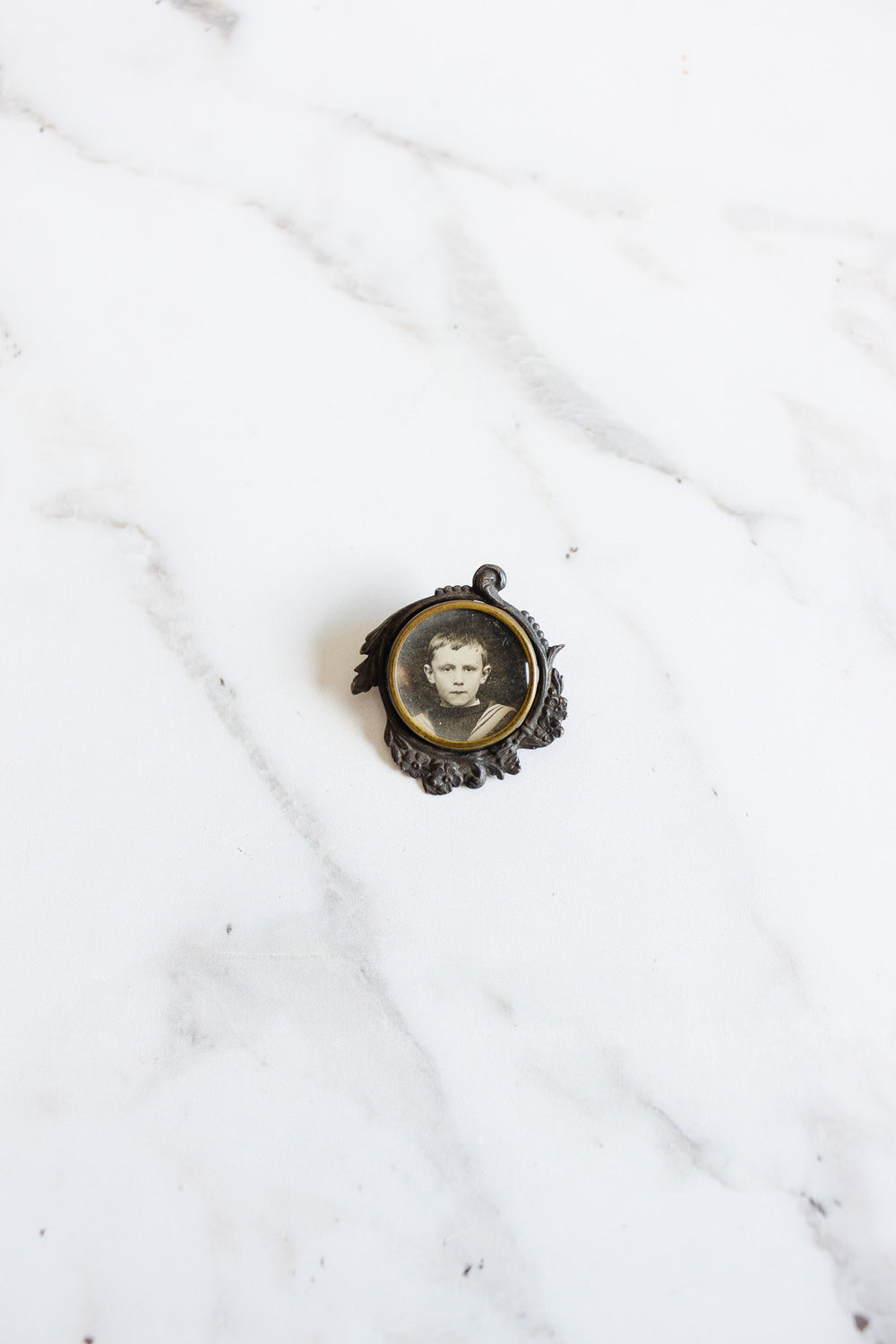 19th century french portrait brooch i