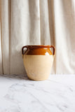 vintage french Provençal stoneware vessel