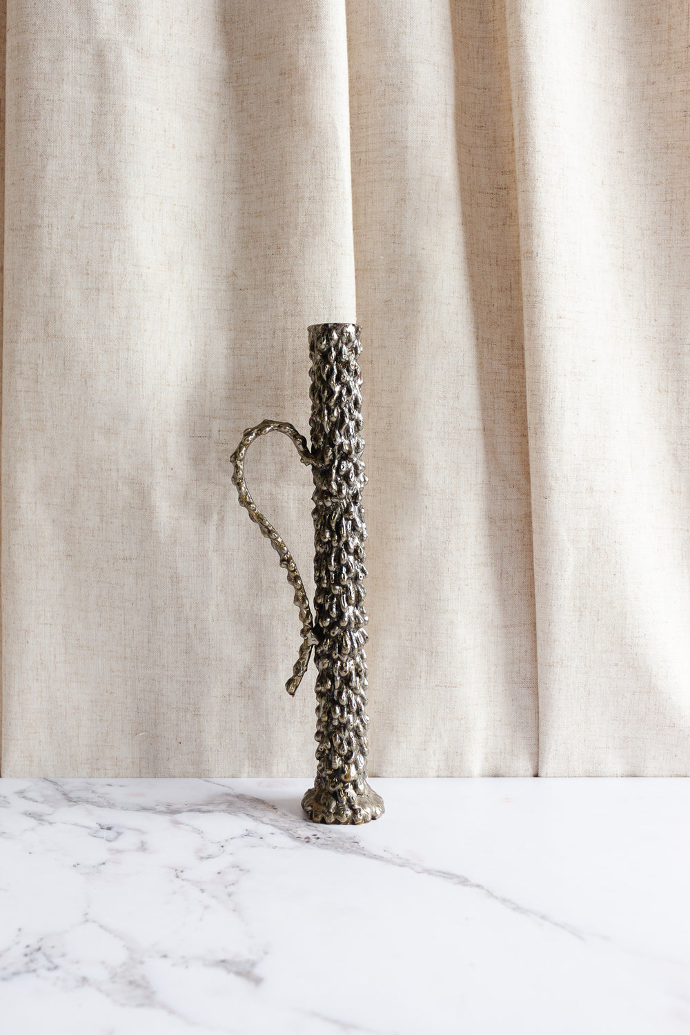 vintage brutalist German candlestick