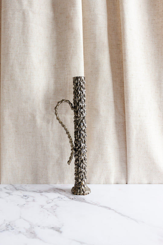 vintage brutalist German candlestick