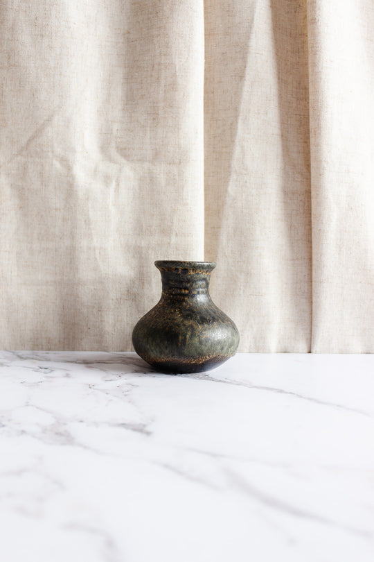 midcentury german handmade artisan vase