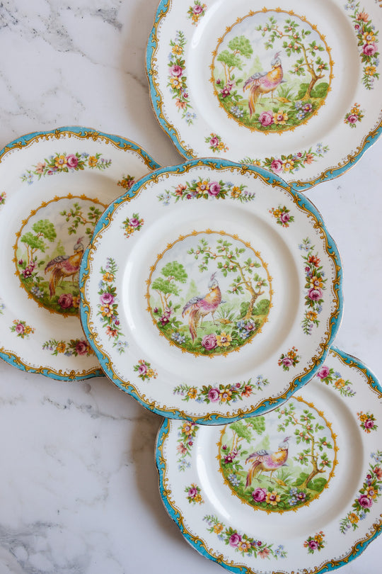 set of 4 royal albert Chelsea bread plates