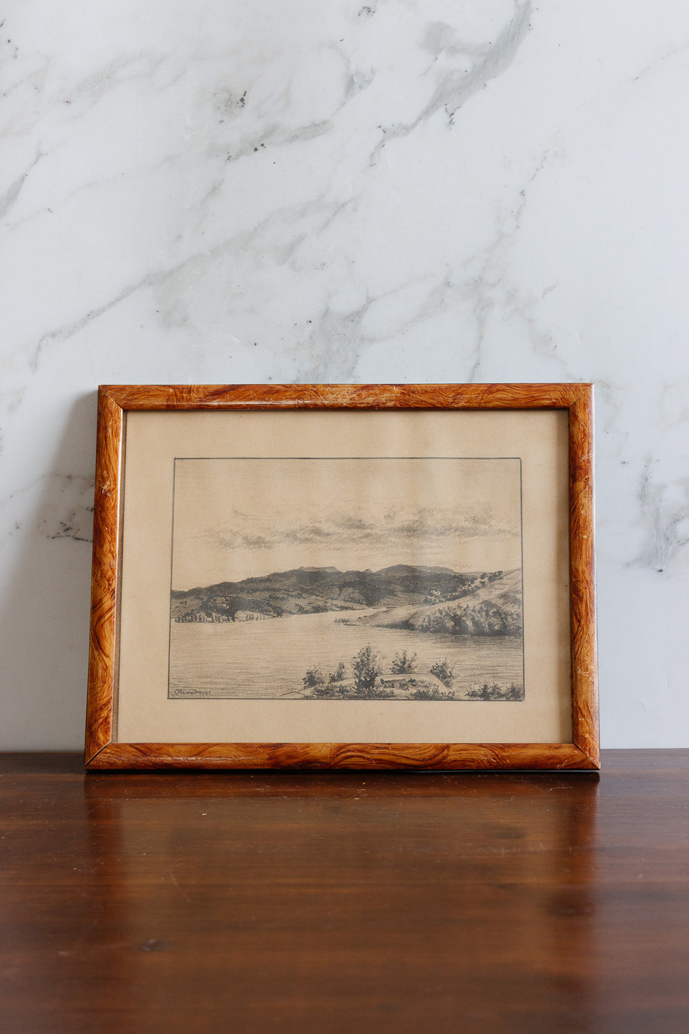 au bord du lac 1952