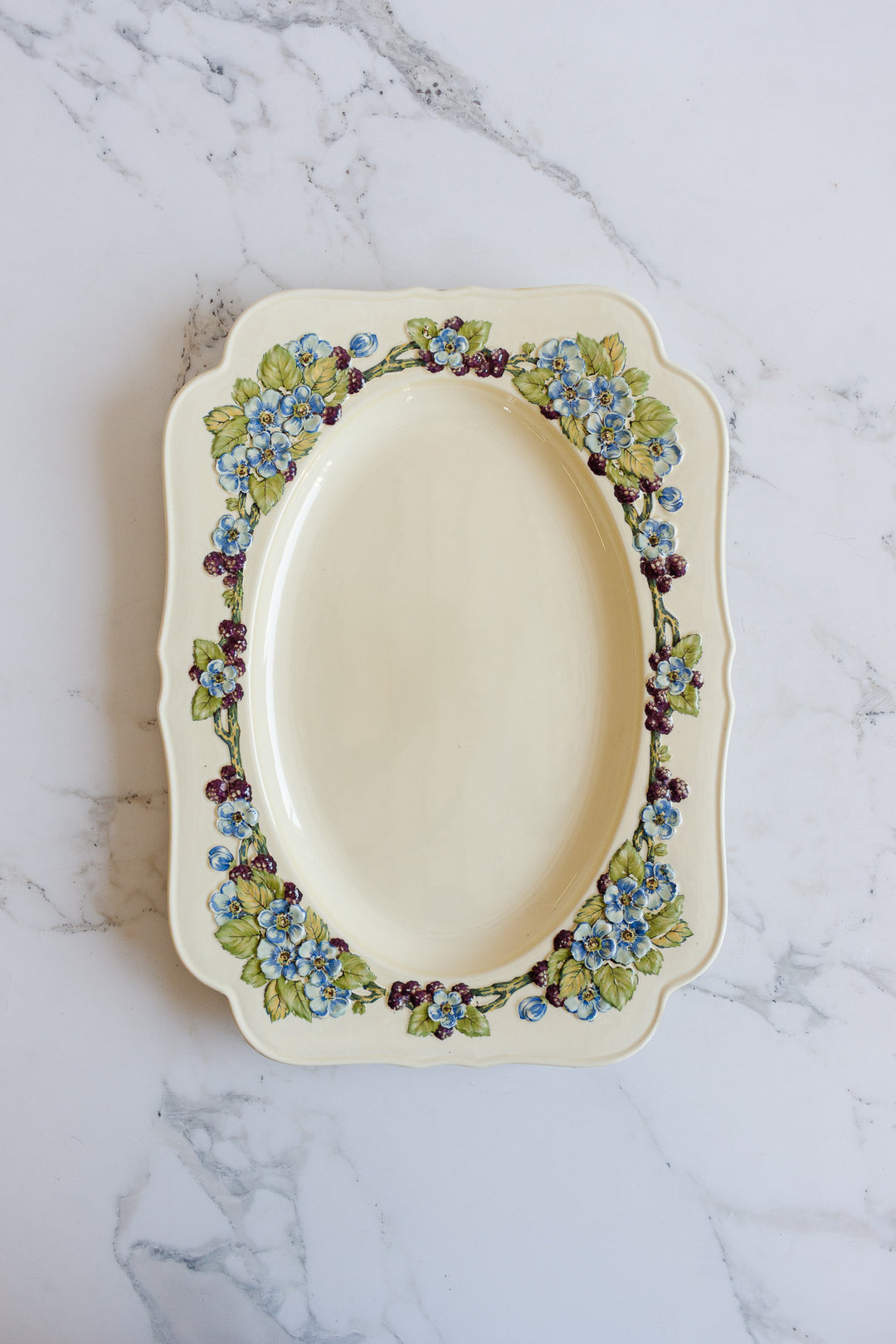 1930s crown ducal gainsborough platter and bowl