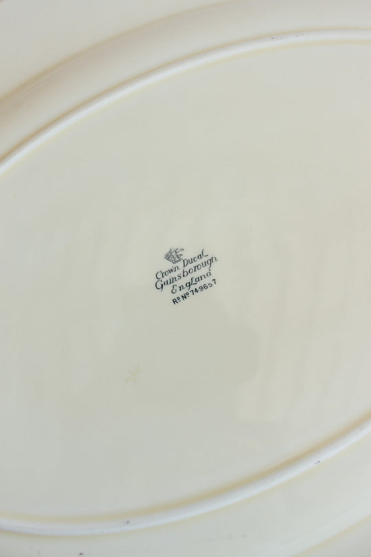 1930s crown ducal gainsborough platter and bowl