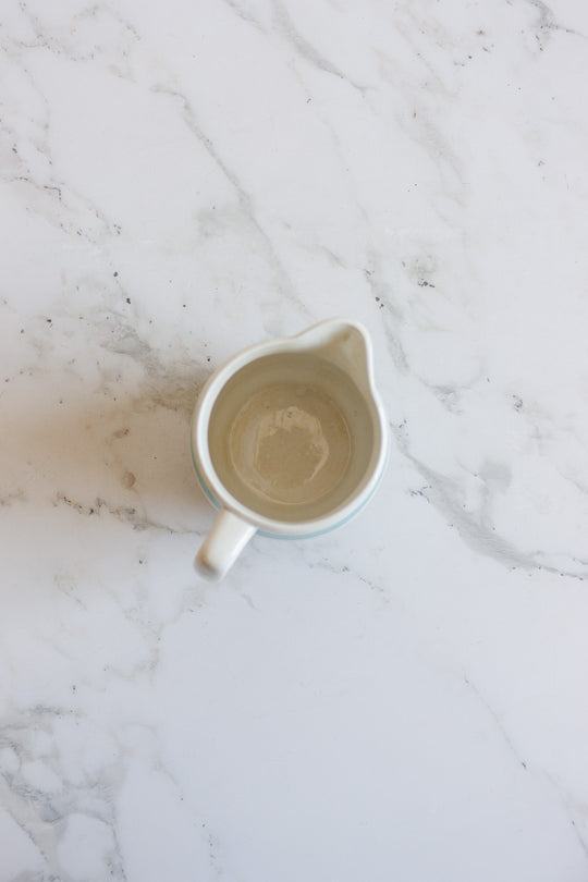 midcentury carrigaline Ireland striped cream pitcher