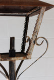 midcentury French wrought iron street lamp