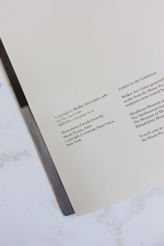 from the musée picasso, paris exhibition catalogue