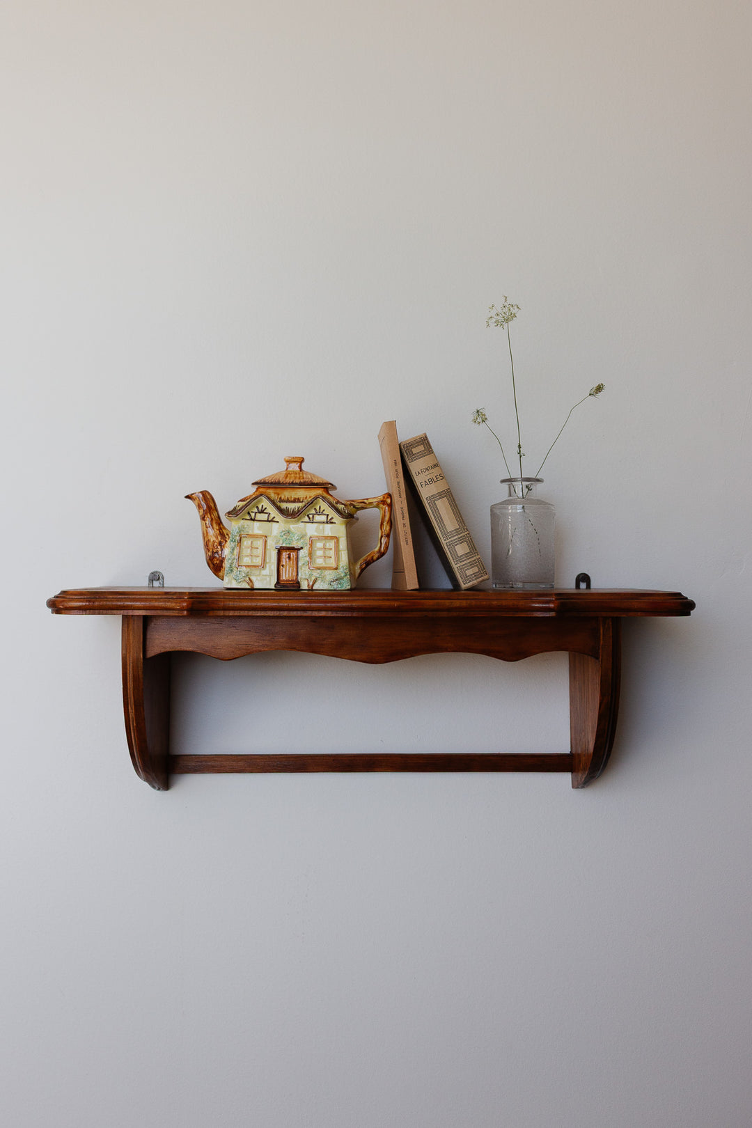 vintage french farmhouse kitchen shelf