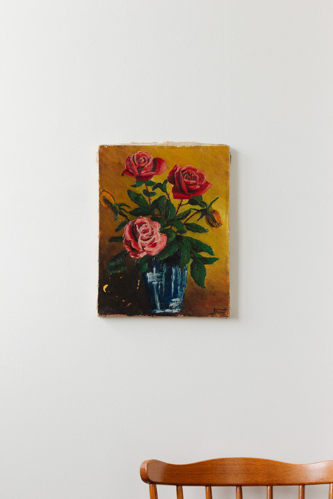vase de roses