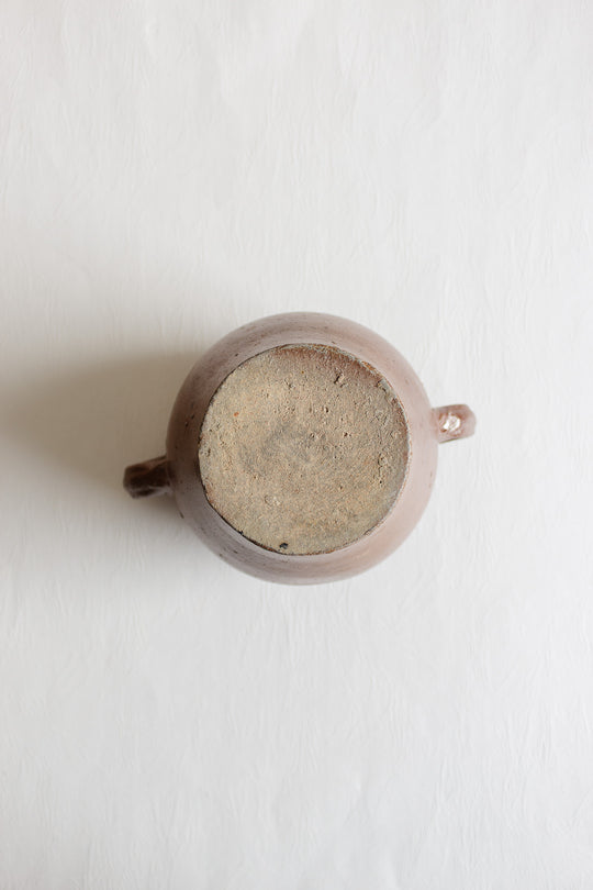 antique french double handled confit pot