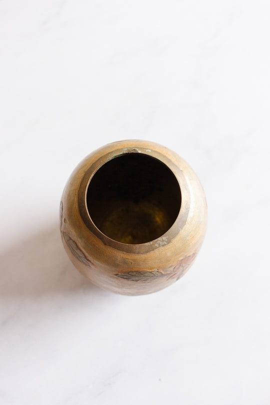 vintage french cloisonné vase