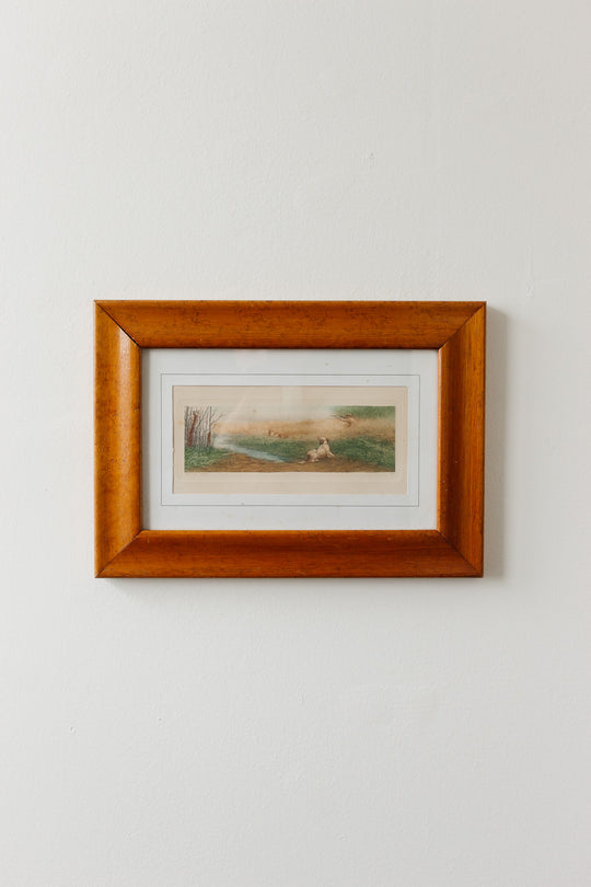 antique french hand coloured engraving by madsen paris