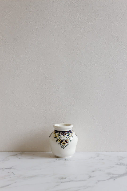 vintage french moutarde nocquet yvetot sarreguemines pot