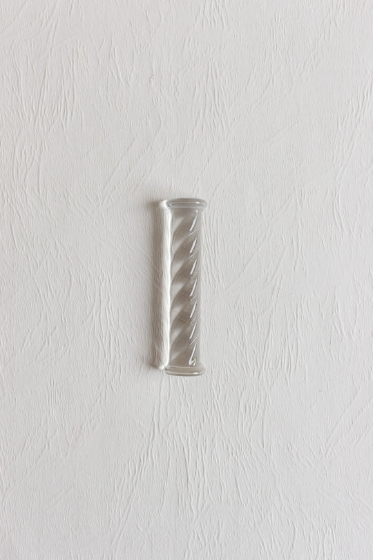 set of 12 vintage french "cristal torsodé" knife rests in original box