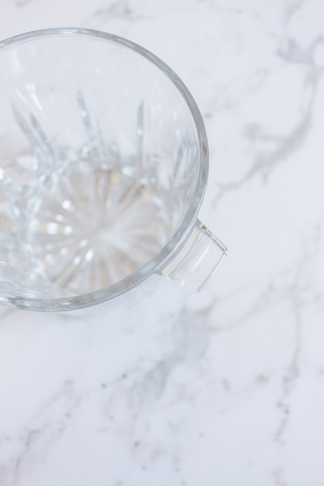 vintage italian cut glass ice bucket