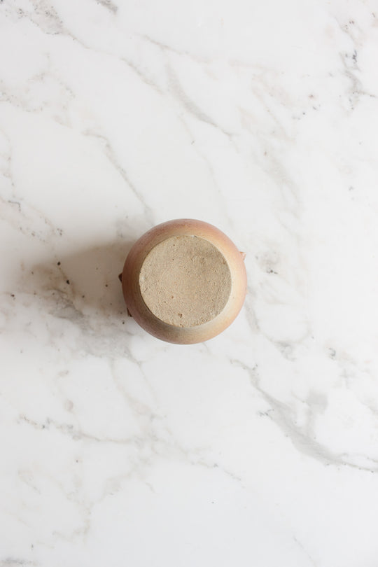 antique french petite stoneware confit pot