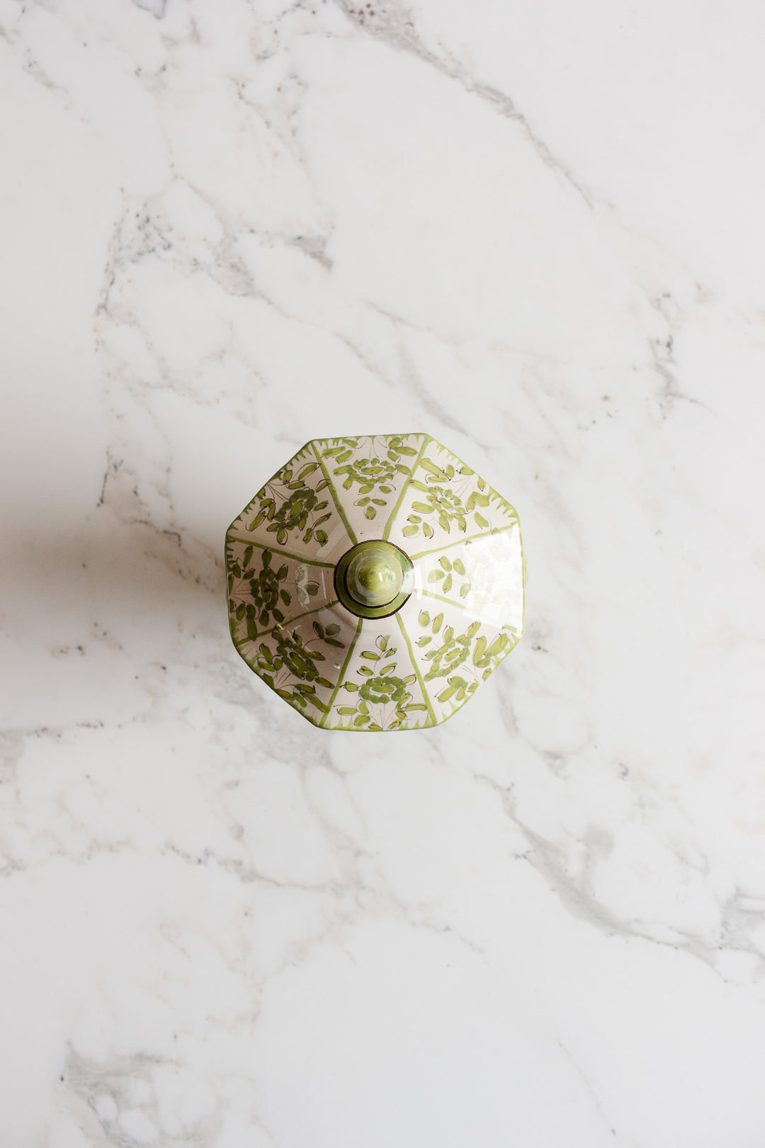 matet in martres-tolosane hand-painted faïence jar