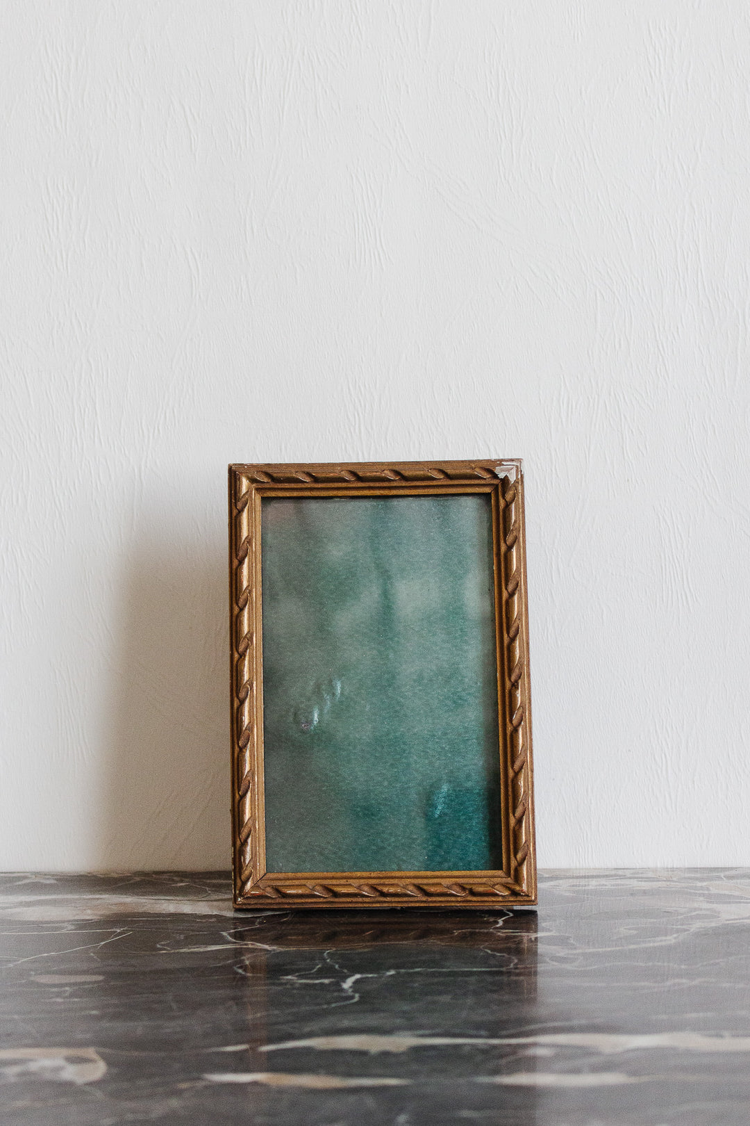 vintage french hand carved photo frame
