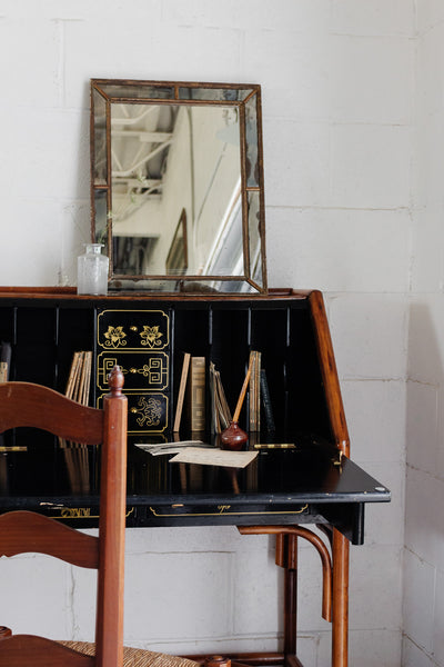 vintage french chinoiserie secretary