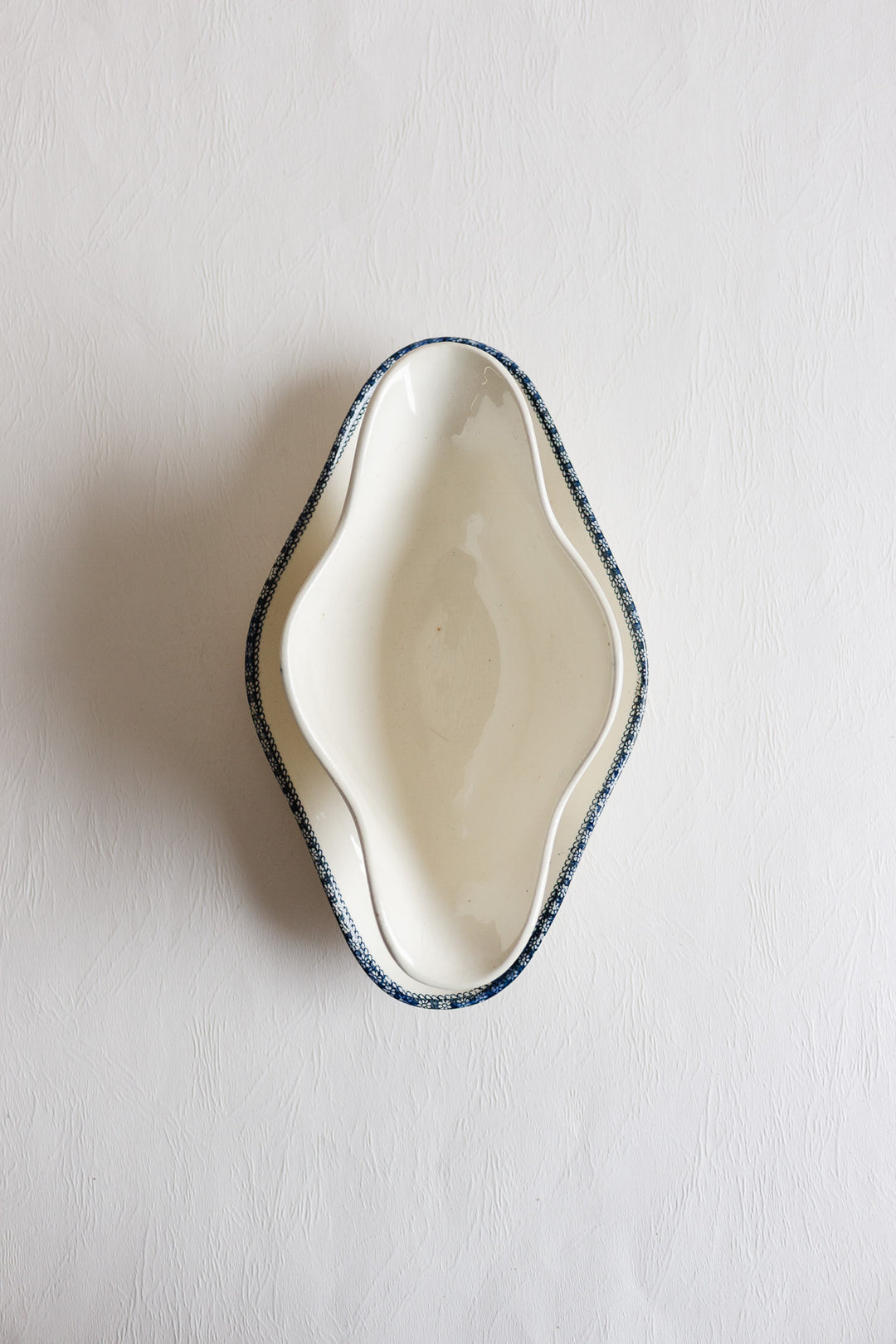 antique french salins "vincennes" gravy boat