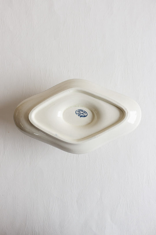 antique french salins "vincennes" gravy boat