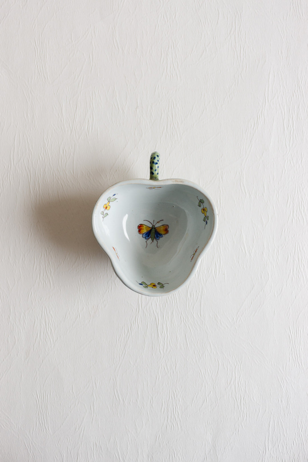 small vintage french footed "papillon" teacup