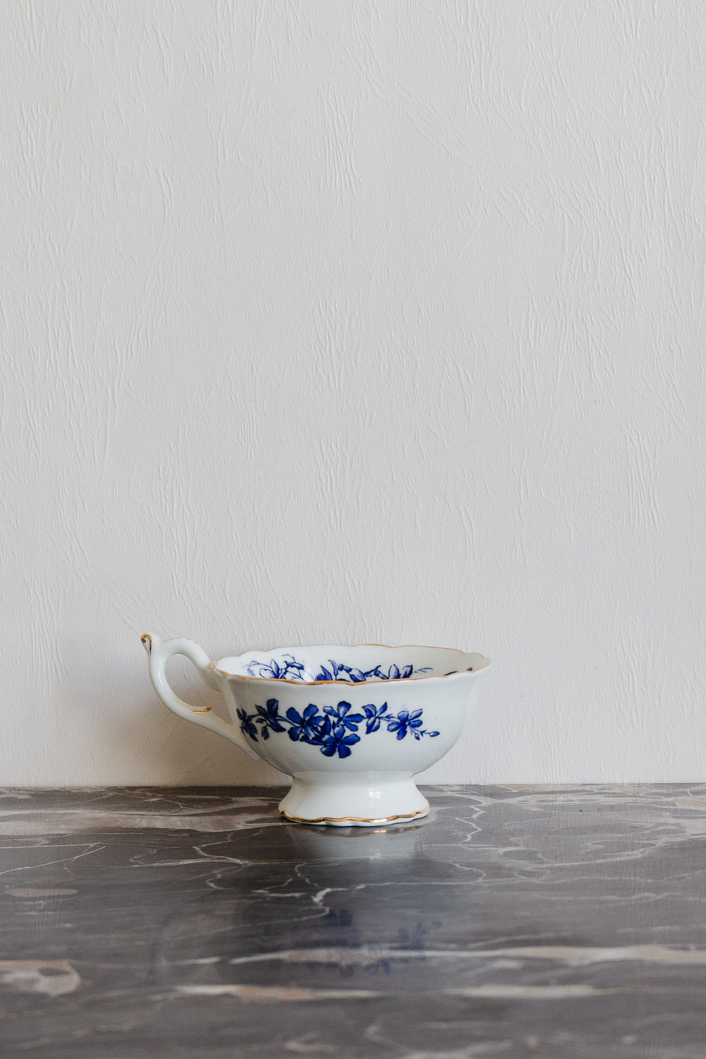 vintage English coalport blue birds teacup and saucer