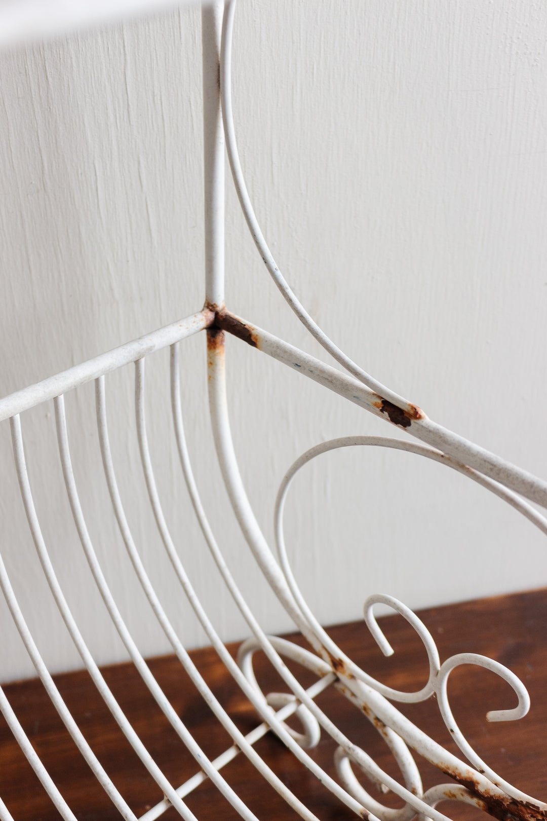 vintage french two layered dish drying rack