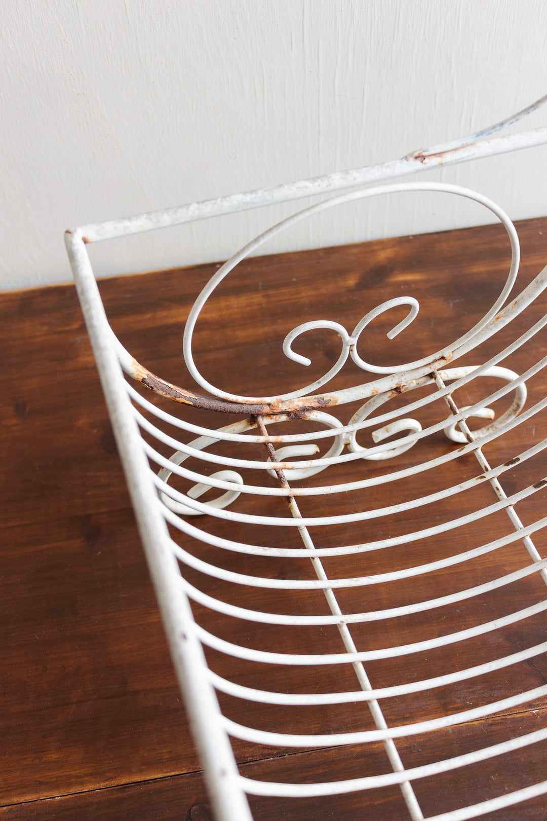 vintage french two layered dish drying rack