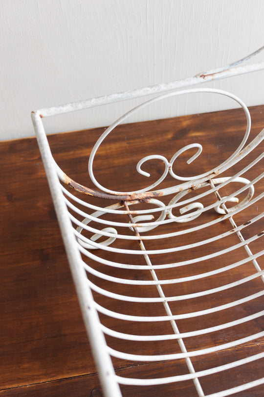 vintage french two layered dish drying rack
