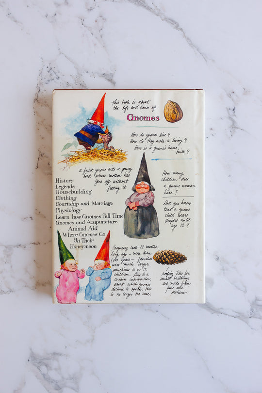 vintage coffee table book, "gnomes"