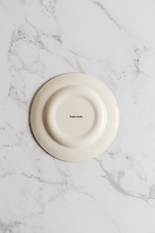 set of 6 comptoir de famille "fruits du verger" dessert plates