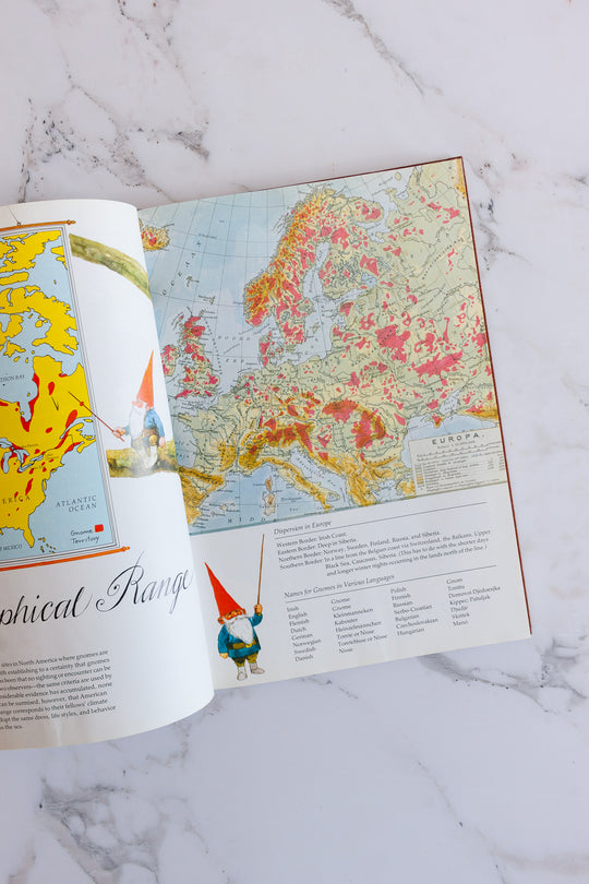 vintage coffee table book, "gnomes"