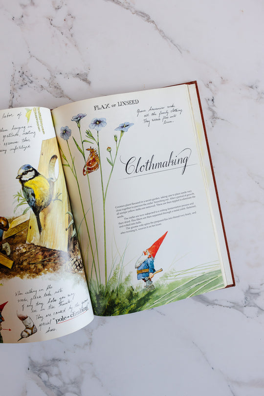 vintage coffee table book, "gnomes"